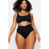 Trendyol Vrouwelijk Hoge taille Bikinibroekjes in grote maten