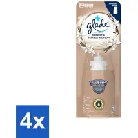 Glade 4 x - Sense & Spray - Romantic Vanillebloesem - 18 ml - Geur - Vanille - Orchidee - Sandelhout - Luchtverfrisser