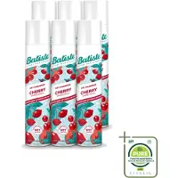 Batiste 6 x - Cherry - Droogshampoo - Kersenbloesem Geur - Verfrist en Geeft Volume - 200ml - Grootverpakking - Vaatwasstrips - Droogshampoo - Kersengeur - Haar Opfrissen - Haar Frisheid - Haar Volume