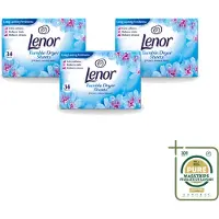 Lenor 3 x - Droogtrommeldoekjes - Spring Awakening - 34 Doekjes - Wasstrips - Droogtrommeldoekjes - Droogtrommel - Frisheid - Voorjaar - Kleding
