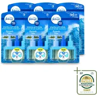 Ambi Pur 6 x 3volution - Bermuda Vibes Navulling - Luchtverfrisser - 20 ml - Wasstrips - Oceaanfrisse Geur - Luchtverfrisser - Geurverspreiding - 3Volution Systeem - Geurintensiteit