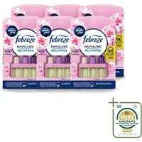 Ambi Pur 6 x - 3Volution - Navulling - Vleugje Bloesem - 20 ml - Wasstrips - Luchtverfrisser - Geurverspreider - Bloemige Geur - Geurwisseling - Geurblindheid