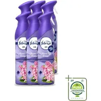 Febreze 6 x – Luchtspray – Mount Fuji Breeze – 185 ml - Grootverpakking - Vaatwasstrips - Luchtverfrisser Spray - Geurverwijdering - Geur Neutraliseren - Mount Fuji Geur - Frisse Geur