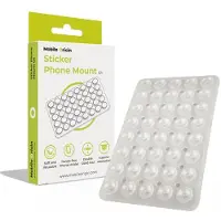 Mobile Origin Sticker Telefoonhouder O1, Transparant Wit