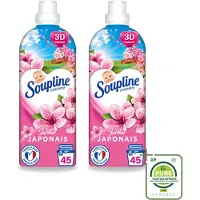 Soupline 2 x – Wasverzachter – Japanse Tuin – 950 ml - Grootverpakking - Vaatwasstrips - Wasverzachter - Zachte Wasgoed - Geur - Japanse Tuin - Rustgevende Geur