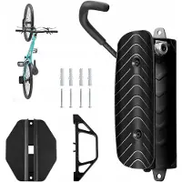 Universal Merkloos Fietsophangsysteem voor Garage - Draaibaar & Verticaal