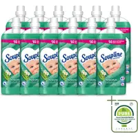 Soupline 12 x - Wasverzachter - Aloë Vera - 56 Wasbeurten - 1.3L - Grootverpakking - Vaatwasstrips - Wasverzachter Aloë Vera - Frisse Geur - Zachte Kleding - 14 Dagen Frisheid - Natuurlijke Geur