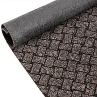 ANRO Loper Melbourne Bruin 220x100cm – Schoonloopmat Gangloper Vuilvangmat Antislip Op Maat Binnen