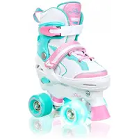 Raven Verstelbareスケート met LED-wielen, maat 30-33