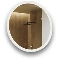 Artforma Spiegels voor de badkamer met LED-verlichting, 80 cm, aanraakschakelaar, verwarmde spiegel