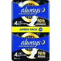 Always Maandverband Ultra Nacht 18 stuks