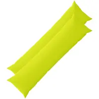 vidaXL Kussensloop 2 st HEERLEN Heldere Groen. 40 x 145 cm Polyester