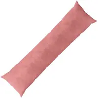 vidaXL Kussensloop HEERLEN Roze 40 x 145 cm fluweel