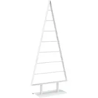 vidaXL - Metalen - kerstboom - KUOPIO - 150 - cm - Staal - Wit