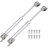 OEM Hydraulische steun voor zware deksels - Twee sets - Zilver - Soft-close functie - Ondersteuning voor zware deuren