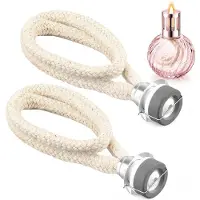 Dripio Katalytische lonten voor lampen, 18 mm, 2 stuks, zilverkleurig