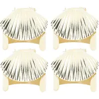 Dripio Set van 4 metalen kaarsdovers, automatisch, goudkleurig