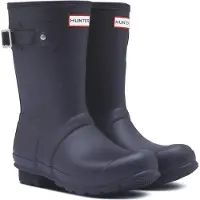 Hunter Regenlaars Women Original Short Insulated Black-Schoenmaat 37