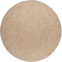 TT Home Tapijt Buiten Woonkamer Eetkamer Balkon Weerbestendig 160 x 160 cm Rechthoek 160 x 160 cm Rechthoek beige