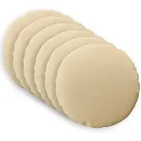 vidaXL Kussensloop 6 st HEERLEN Beige Ø 60 cm Polyester