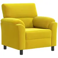 vidaXL Bank Geel 94 x 85 x 93 cm fluweel
