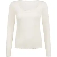 Hunkemoller Top Jersey Lace Wit Dames | Maat: 2XL