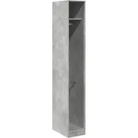 vidaXL - Kledingkast - 30x50x200 - cm - bewerkt - hout - betongrijs