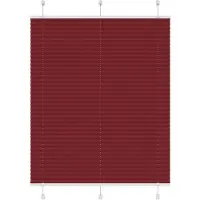 vidaXL Plissé rolgordijn 110x150cm stofbreedte 109,4cm bordeauxrood