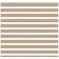 vidaXL Zebra Blind 155x100 cm stofbreedte 150,9 cm polyester zandbruin