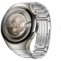 INF Titanium horlogeband voor Kompatibel met Huawei WATCH 5: Stijlvol, Lichtgewicht & Verstelbaar Silver 46 mm