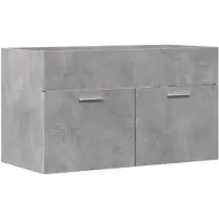 vidaXL Wastafelonderkast, betonkleur, 90x38,5x46 cm, houtvezel