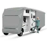 Westerholt Camperhoezen - Caravanhoes - Caravan beschermhoezen - Waterdicht - UV-bestendig - 4 Laags - 6,60 x 2,35 x 2,75 M - (170g/m²)