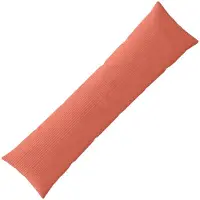 vidaXL Kussensloop ALMELO Rood Oranje 40 x 145 cm corduroy