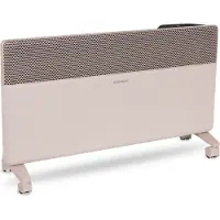 Vonroc Luxe Elektrische Kachel – Textiel Paneel – Inverter - 2000W - Beige | wifi