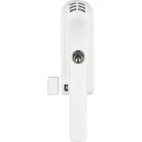ABUS Afsluitbare raamgreep FG300A - Raamknoop met drukcilinder en alarmfunctie, wit