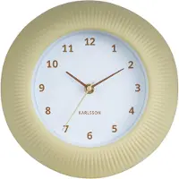 Karlsson Wandklok Tender Rib - Zachtgeel - Ø 25 cm