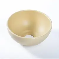 Qeramiq Dely Waskom - 20x20x9cm - rond - keramiek - beige