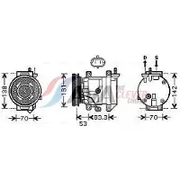 Ava Cooling DWAK080 Aircopomp