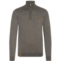 INDICODE JEANS Trui 'Nathen' donkergrijs