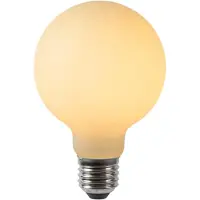 Lucide G80 - Filament lamp - Ø 8 cm - LED Dimbaar - E27 - 1x4,9W 2700K - Opaal