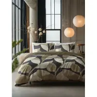 Royal Textile Dekbedovertrek Katoen - Graphic Garden 200 x 200/220 cm