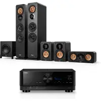 Teufel ULTIMA 40 Surround + Yamaha RX-V6A "5.1-Set" Home cinema Zwart
