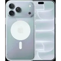 Apple Iphone 18 Pro Max - 256 Gb Glacier + Clear Magsafe Cover Transparant Smartphone Bundle