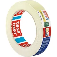 TESA Maler-Allzeckkrepp 4323, 25 mm x 50 m, lichtbeige, verpakking met 12 stuks