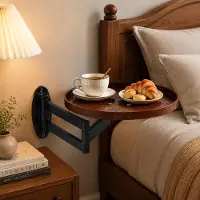 Dripio Klaptafel voor wandmontage, rond, 30 cm diameter