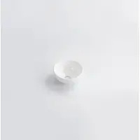 Qeramiq Dely Waskom - 20x20x9cm - rond - keramiek - glans wit