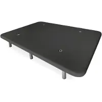 Dripio Gestoffeerd lattenbodem, 135x190 cm, met 5 dwarsbalken, 6 metalen poten, zwart