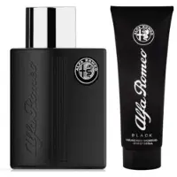 Alfa Romeo Black Set: 125 ml eau de toilette (EDT) en 90 ml douchegel