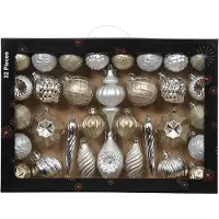 Décoris Kerstballen set | | 32 stuks (Zilver)