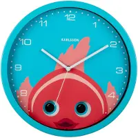 Karlsson - Wandklok Peekaboo Goldfish